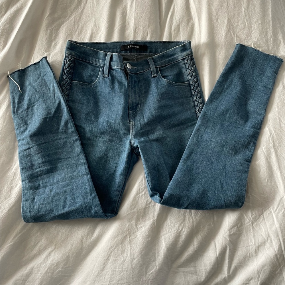 J brand raw hem jeans